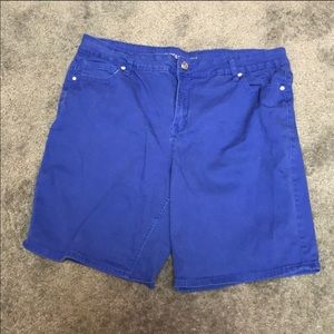 EUC royal blue Bermuda shorts